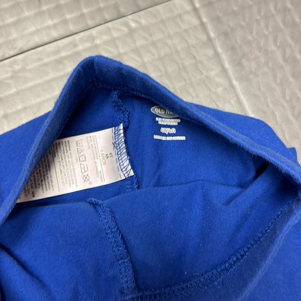 OLD NAVY GIRLS LEGGINGS BLUE AND GRAY 4T - Picture 5 of 6